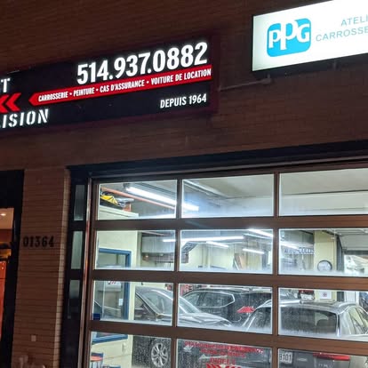 Façade de Direct Auto Collision